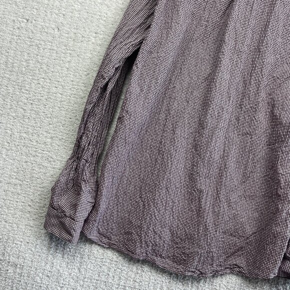 The Kooples Sport Red gingham Plaid Classic Button Up Long sleeve Shirt Men S - Picture 14 of 15